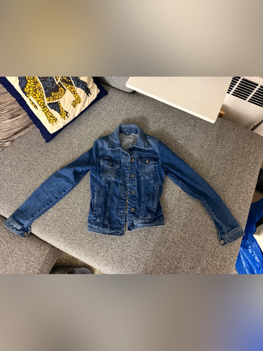 Armani Exchange - Classic Blue Denim Jacket - Denim Jacket (Size XS)